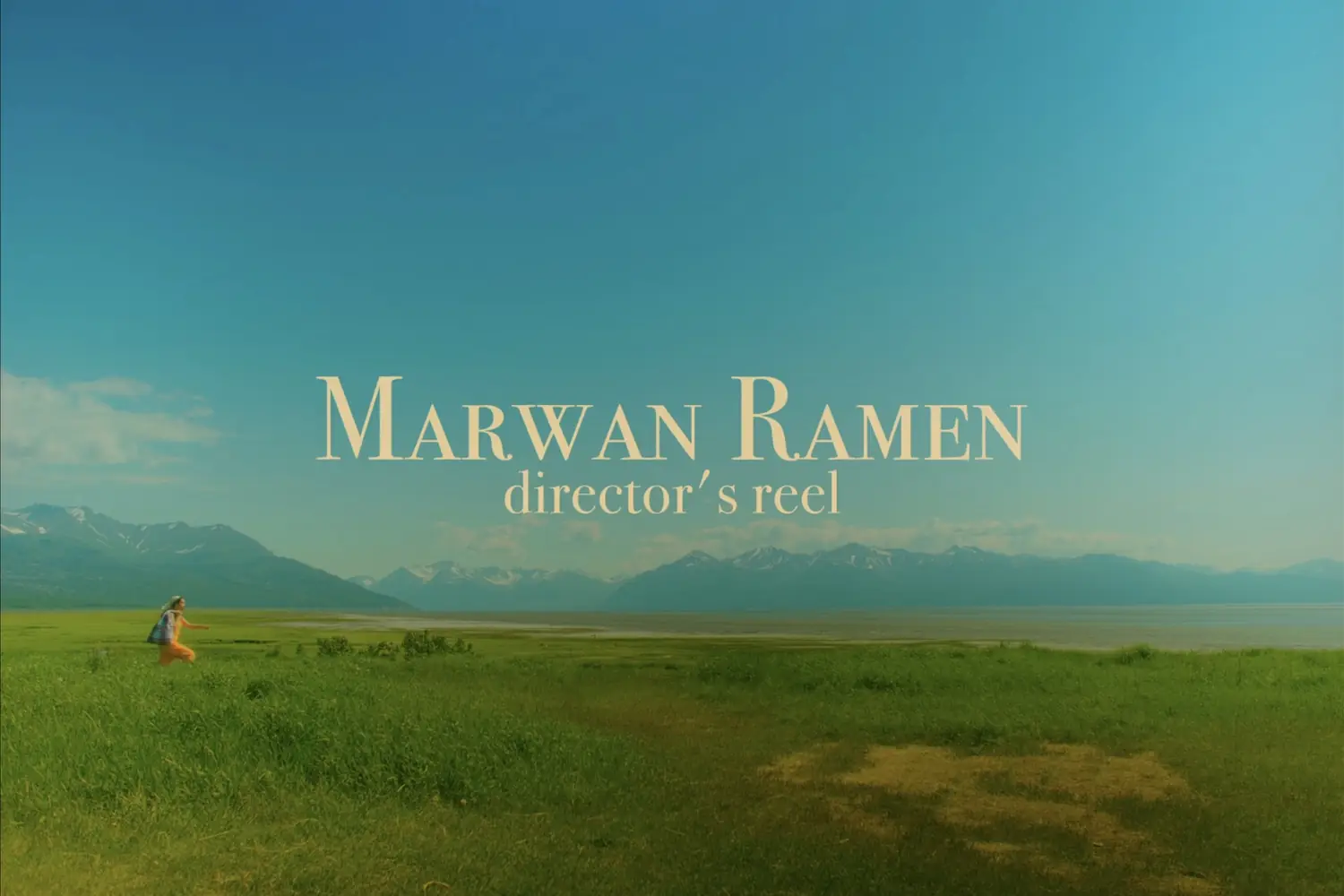 Frame from the director's reel